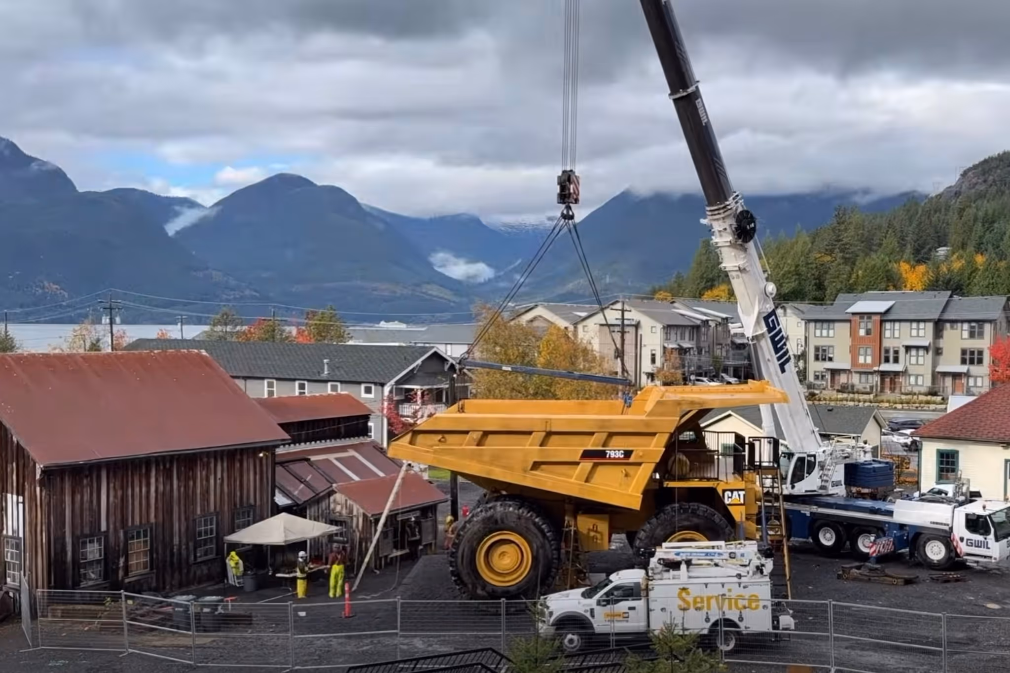 Massive mining truck finds permanent home at Britannia Mine Museum