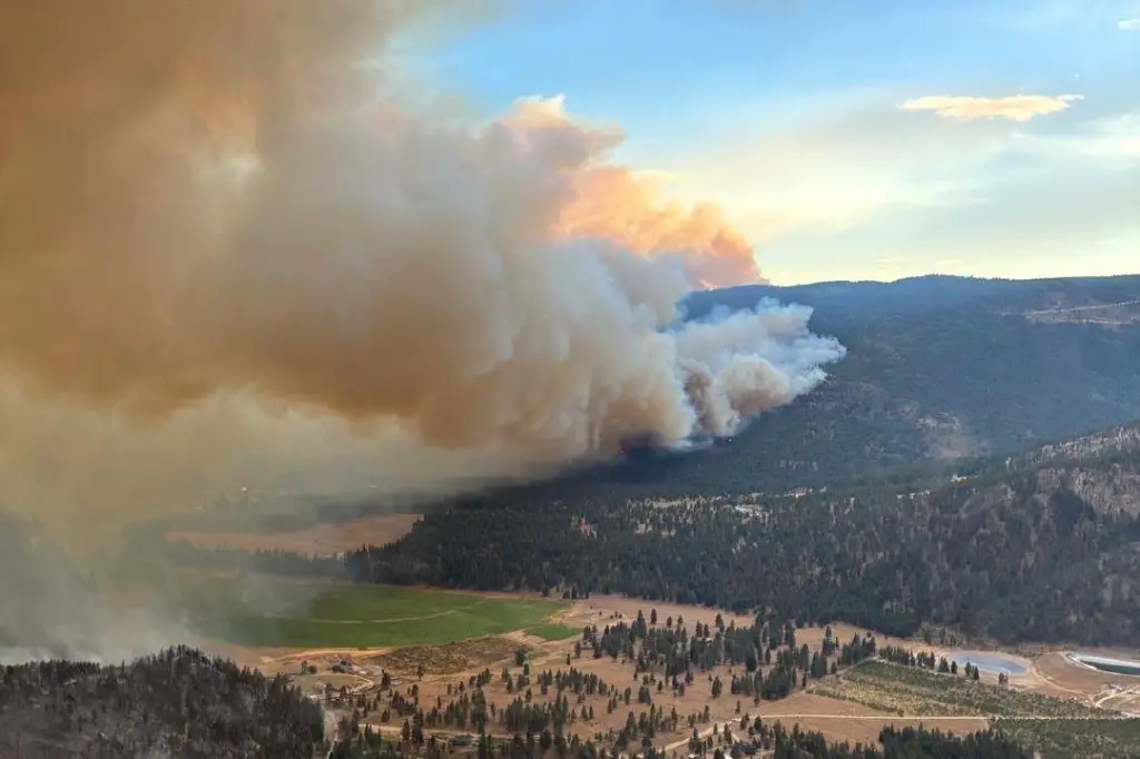 Crews continue to establish control lines at Bald Range wildfire west of Summerland