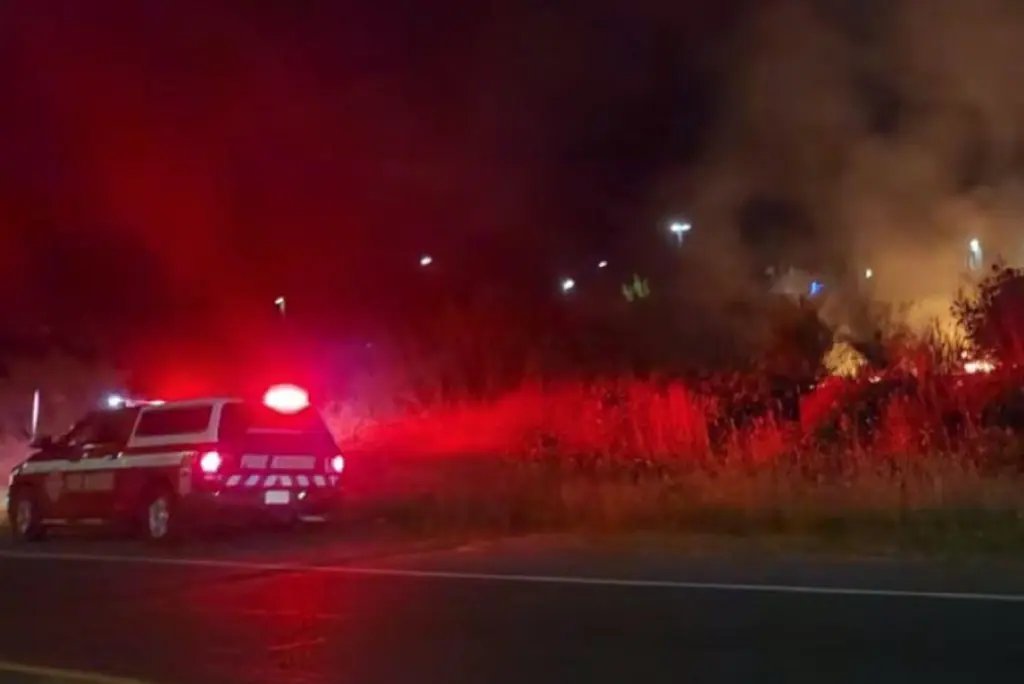 Parksville firefighters extinguish brush fire near Stanhope Road