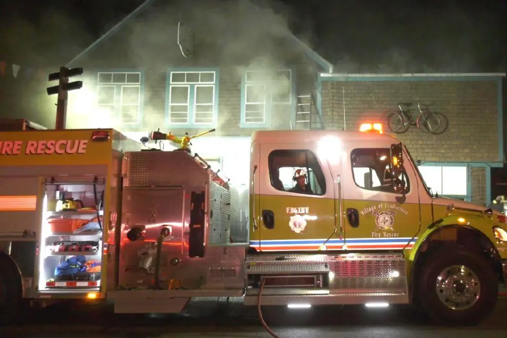 Firefighter hurt battling blaze in historic Vancouver Island building